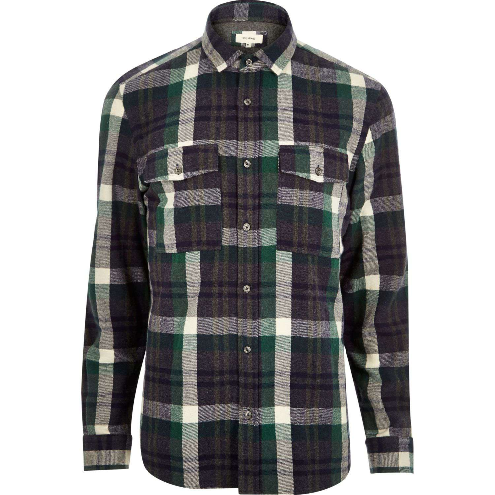 Yeşil Ekose Gömlek