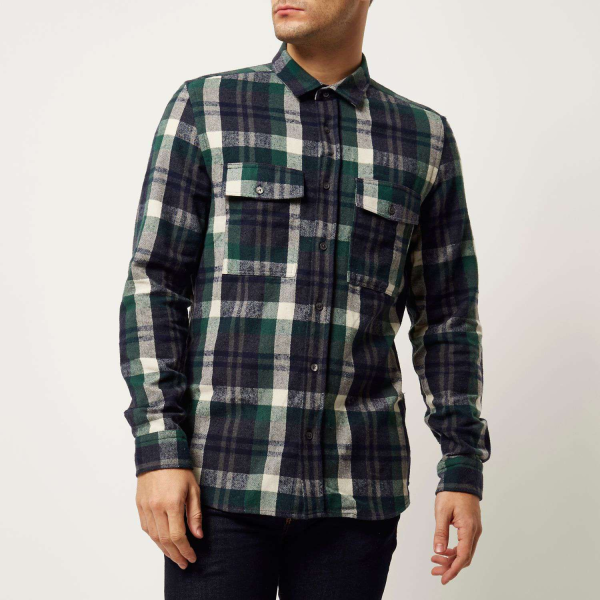 Yeşil Ekose Gömlek
