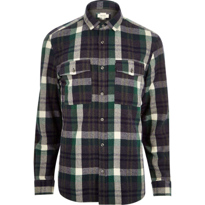Yeşil Ekose Gömlek
