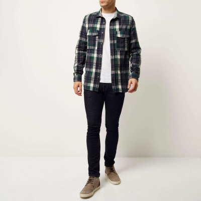 Yeşil Ekose Gömlek